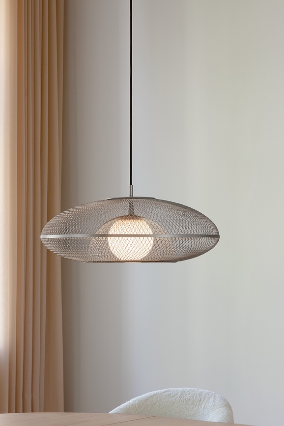 Faraday Viseča svetilka, 60,4 cm, jeklena