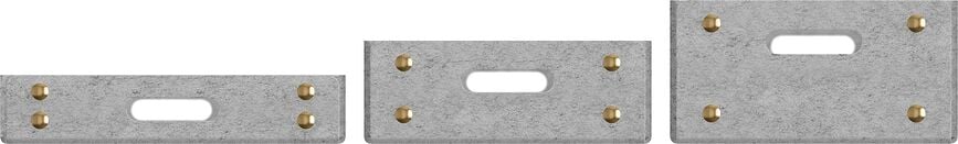 Felt Trays Posode za shranjevanje, svetlo sive, filc, 3 kosi