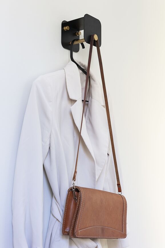 Hang In There Κρεμάστρα, επίτοιχη, μαύρη