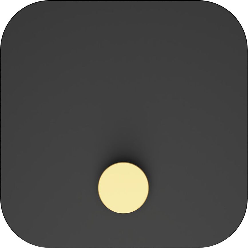 Hang In There Obešalnik stenski, črn