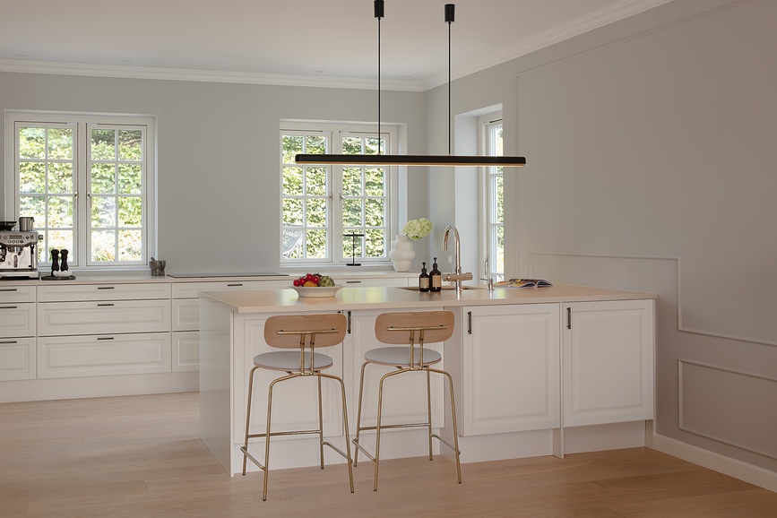 Hazel Branch Suspension, 150 cm, noir et or