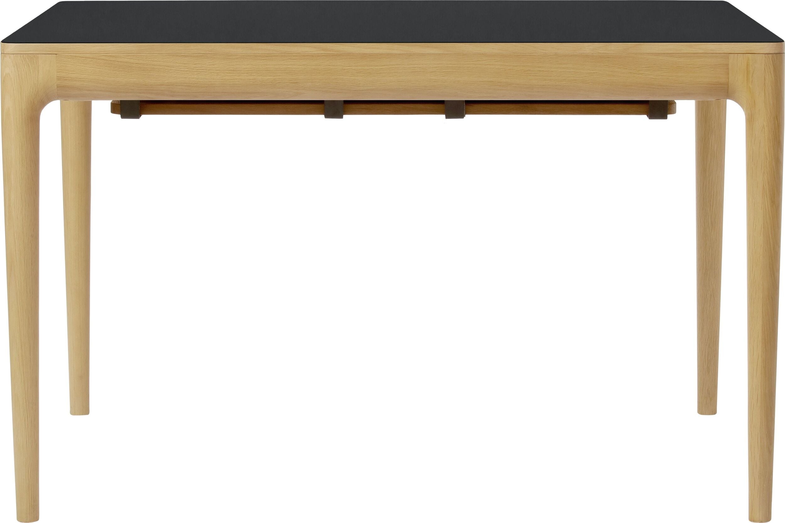 Heart'n'Soul Klapptisch 120 cm helle Eiche mit schwarzer Platte