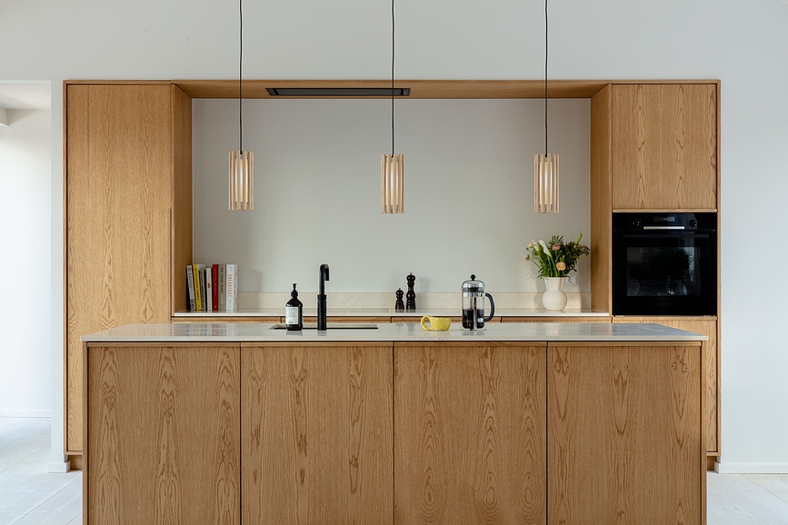 Komorebi Αμπαζούρ στρογγυλό, 11 εκ., σκούρο δρύινο