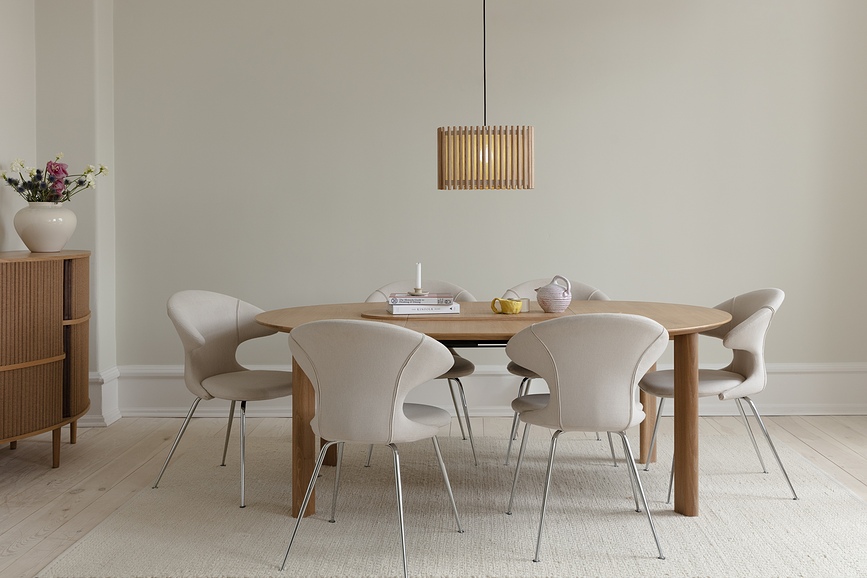 Komorebi Lampa kvadratna 40,9 cm tamni hrast