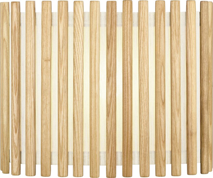 Komorebi Lampe rectangulaire, 33 cm, chêne naturel