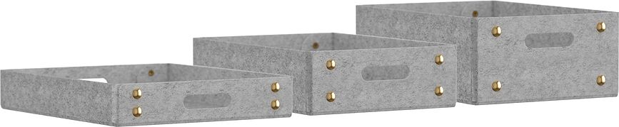 Контейнери для зберігання Felt Trays, фетрові, 3 шт.