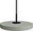 Lampa wisząca Asteria Micro oliwkowa z czarnym mocowaniem