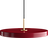 Lampada a sospensione Asteria Plus 43 cm rubino, con montatura dorata