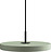 Lampada pensile Asteria Plus 31 cm color verde oliva con montatura nera