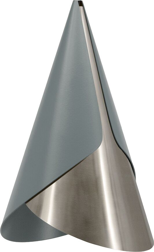 Lampada pensile Cornet grigia scura-argentata