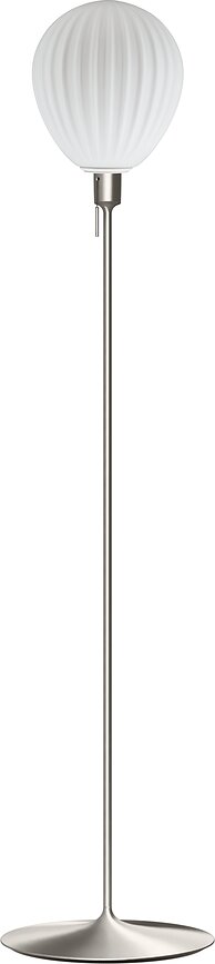 Lampadaire Around The World 140 cm, acier brossé