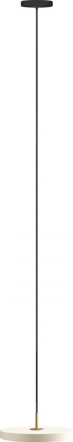 Lámpara Colgante de latón Asteria Plus, 31 cm, con fijación dorada