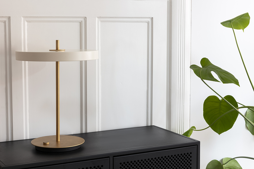 Lámpara de mesa Asteria, verde