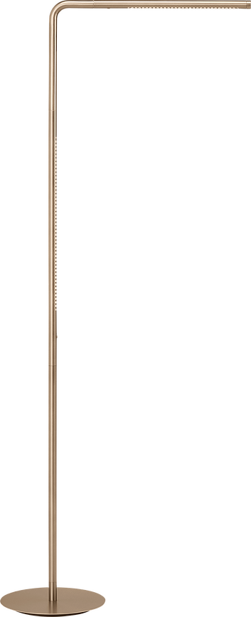 Lámpara de pie Omni, de latón