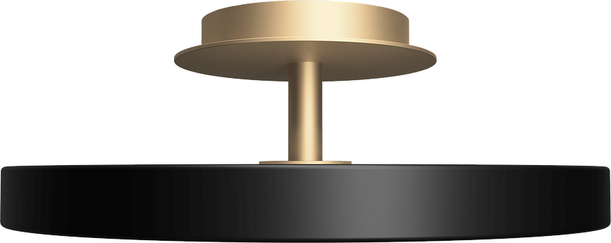 Lámpara de Techo Asteria Up Plus, 31 cm, negra