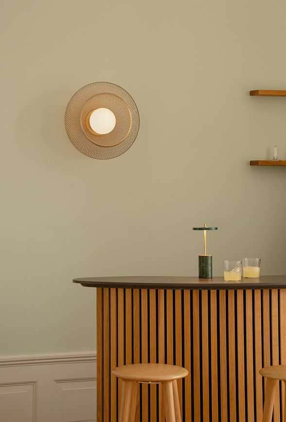 Lámpara de Techo/Aplique de Pared de acero Faraday Up, 45,3 cm