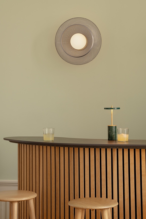 Lámpara de Techo/Aplique de Pared de acero Faraday Up, 45,3 cm