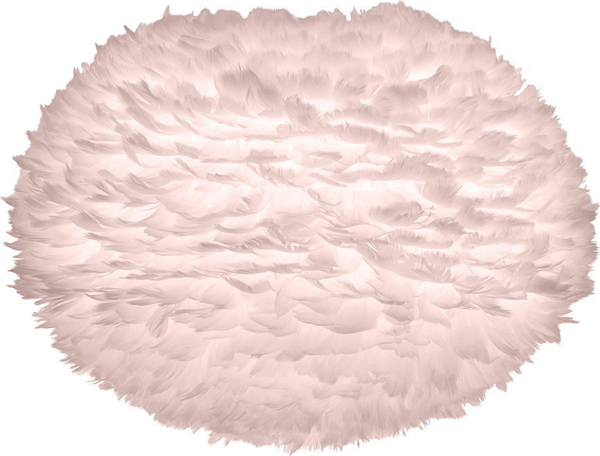 Lámpara Eos, 65 cm, rosa claro
