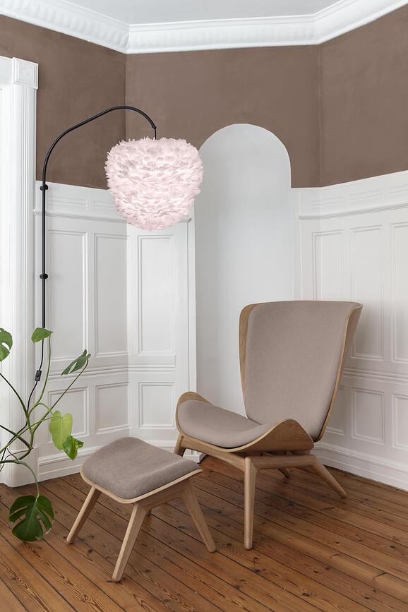 Lámpara Eos Evia, 55 cm, rosa claro