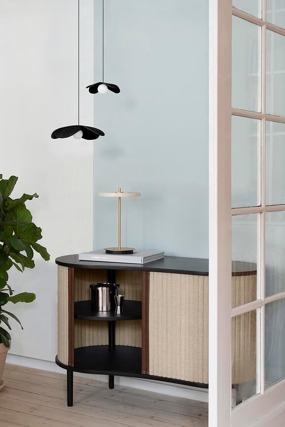 Lámpara Forget Me Not, de madera de roble claro, 19 cm