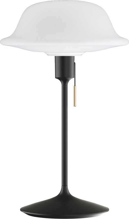 Lampe de table Butler 55 cm, noire