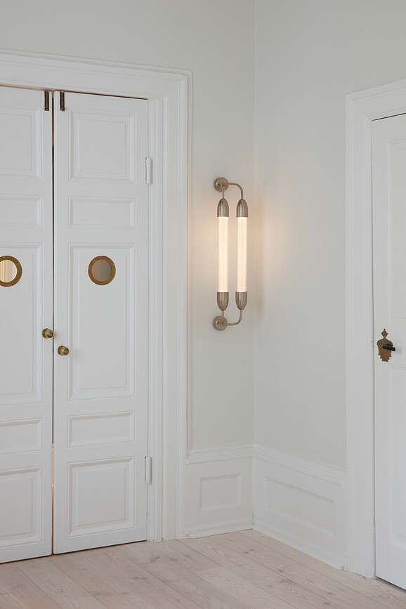 Lemon Squeeze Φωτιστικό Τοίχου διπλό, 77 εκ., γυαλισμένο ατσάλι