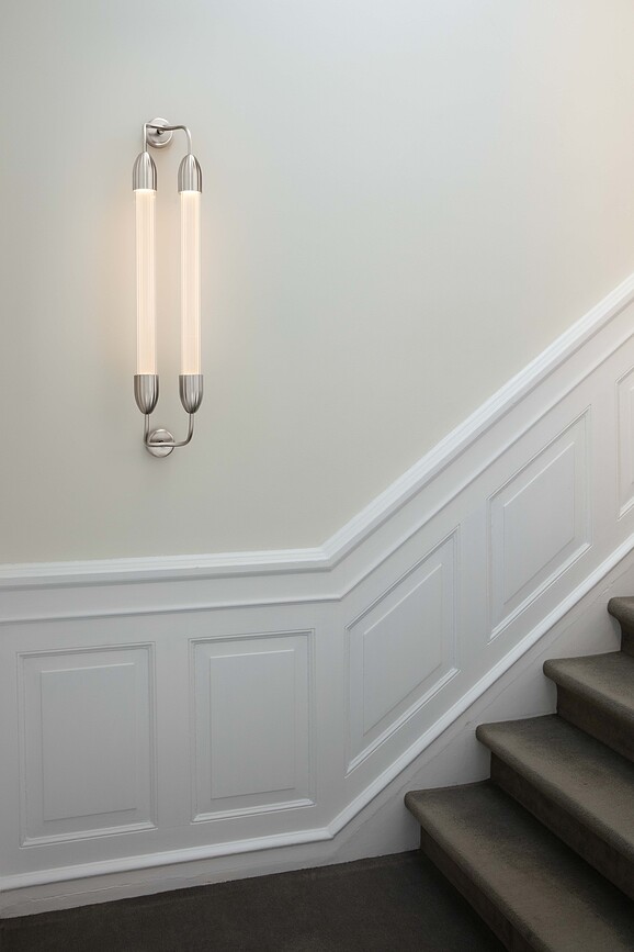 Lemon Squeeze Απλίκα διπλή, 94 cm, γυαλισμένο ατσάλι