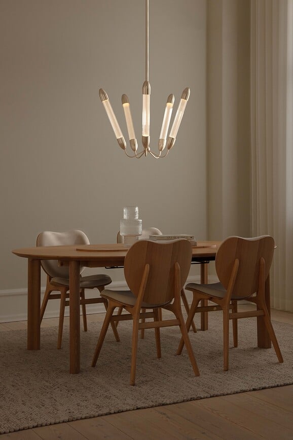 Lemon Squeeze Luster peterokraki 99 cm polirani čelik