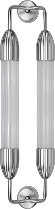 Lemon Squeeze Stenska svetilka, 77 cm, polirano jeklo, dvojna