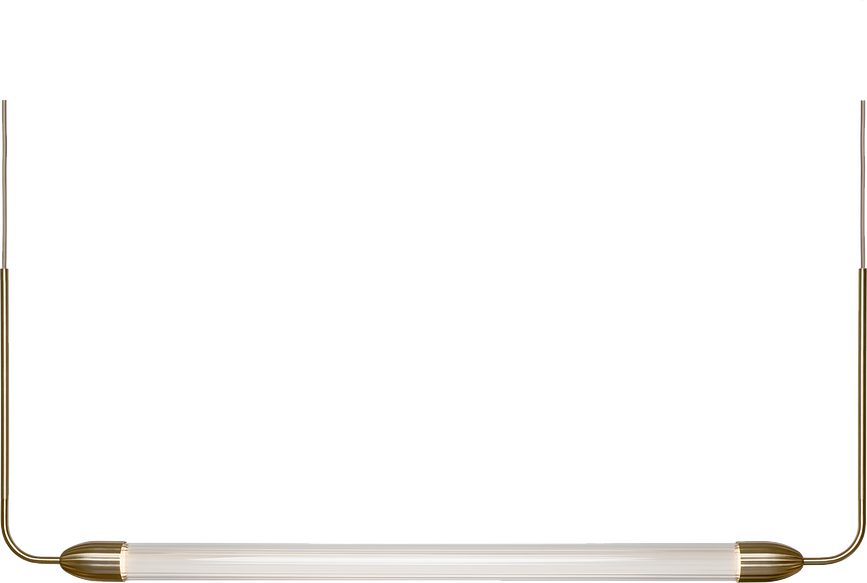 Lemon Squeeze Suspension linéaire, laiton