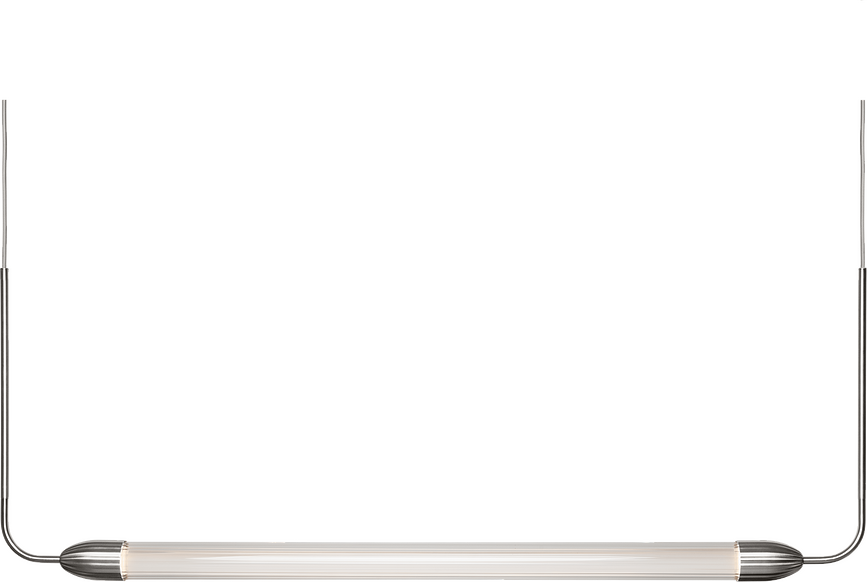 Lemon Squeeze Viseča svetilka linearna, polirano jeklo