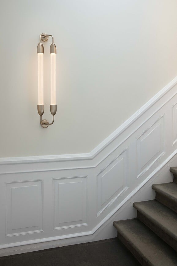 Lemon Squeeze Zidna Svjetiljka dvostruka 94 cm polirani čelik