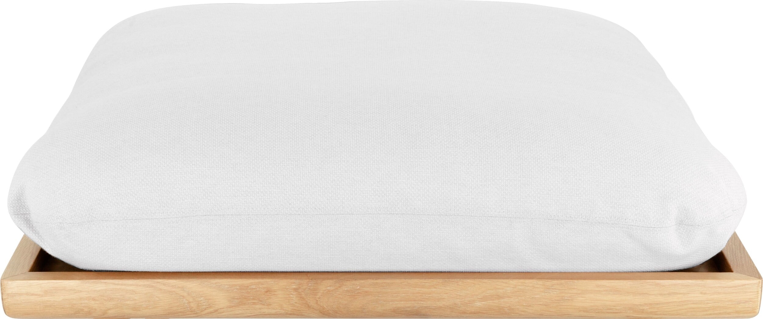 Lounge Around Shuffle Kissen für Pouf hellgrau