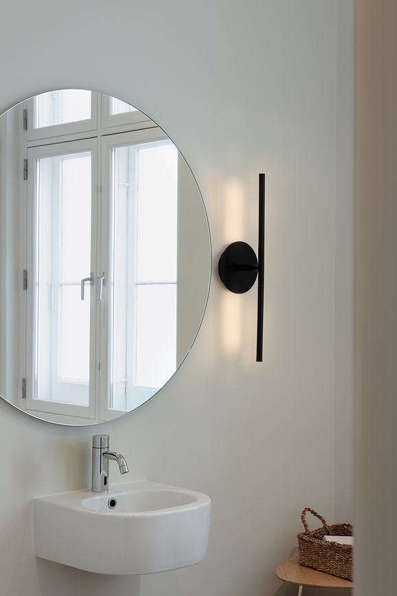 Omni Applique Murale 54 cm, noire