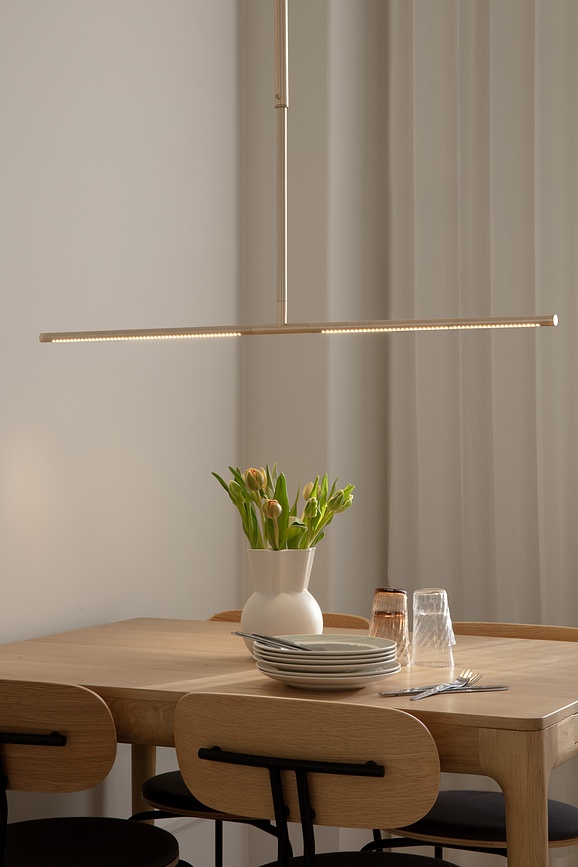 Omni Suspension linéaire, 107,4 cm, laiton