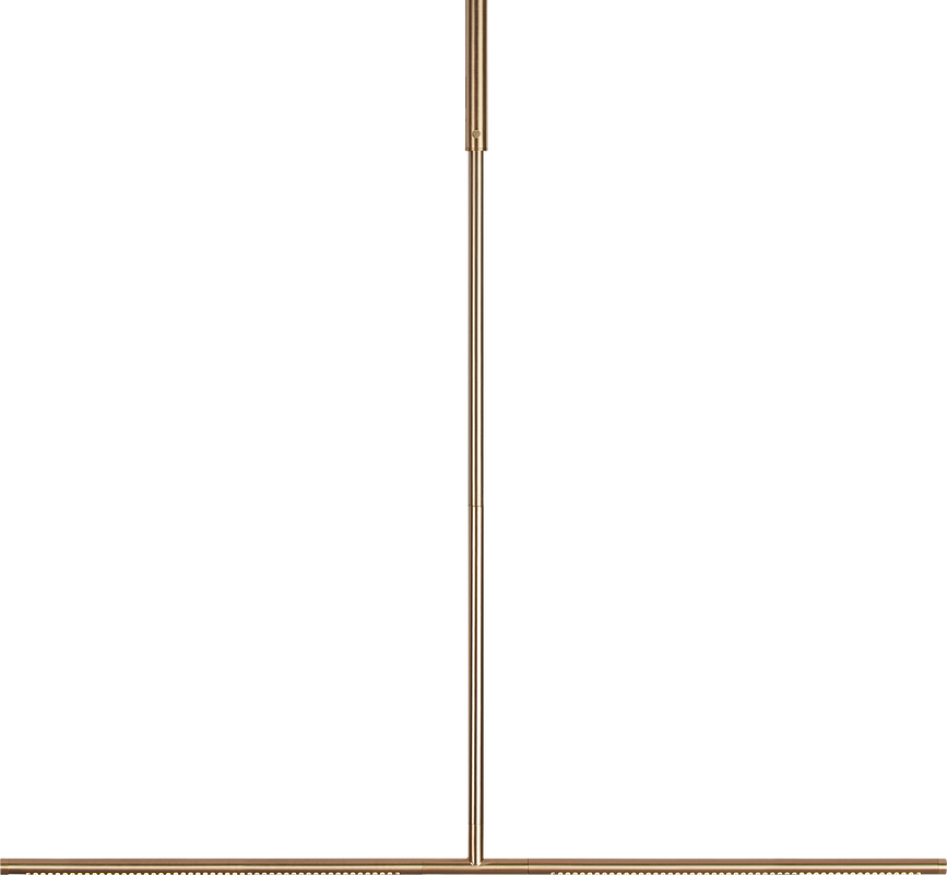 Omni Viseča svetilka linearna, 107,4 cm, medenina