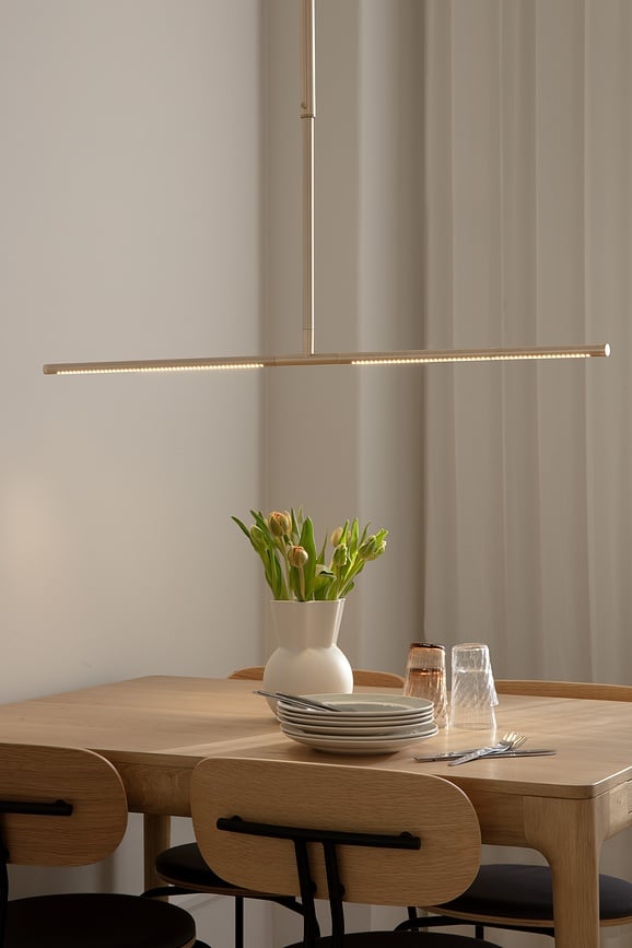 Omni Viseća Svjetiljka linearna 107,4 cm mjedena