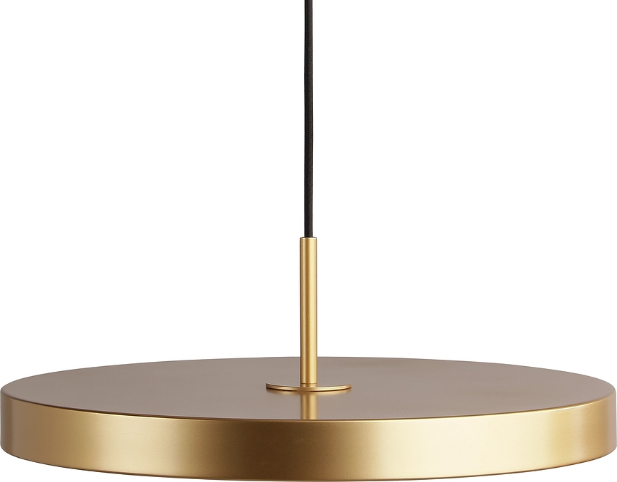 Pendel lampe til loft Asteria Plus 43 cm med guldfarvet beslag