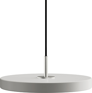 Piekaramā lampa Asteria Plus ar sudraba stiprinājumu pelēka 31 cm