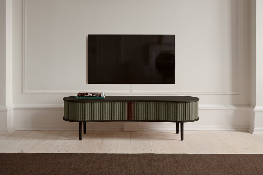 Porte tambour pour meuble bas Audacious, vert