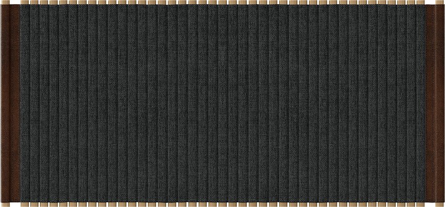 Porte tambour pour table de chevet Audacious, gris foncé