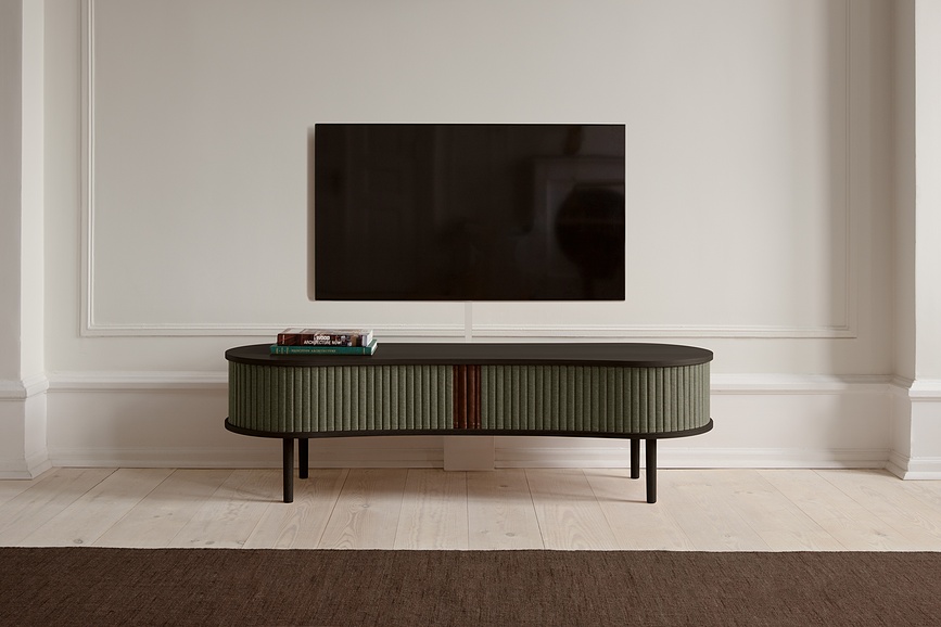 Puerta de persiana Audacious para armario bajo, verde