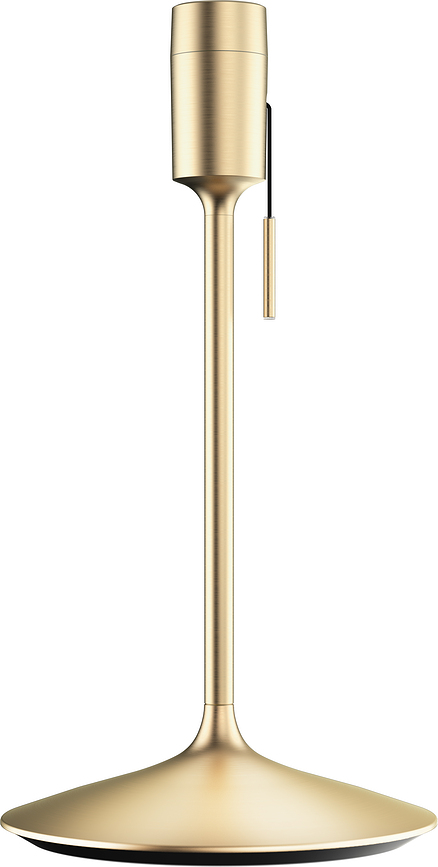 Santé Pied de Lampe avec port USB, laiton brossé