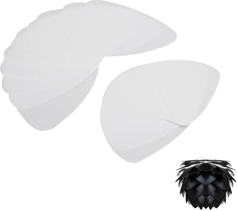 Silvia Ersatzblätter für Lampe schwarz