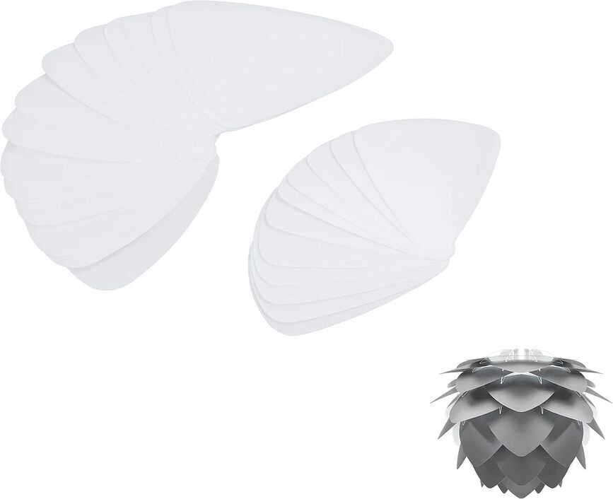 Silvia Mini Kit de Feuilles de Rechange pour Lampe, grises