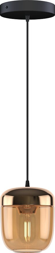 Suspension Acorn, ambre laiton