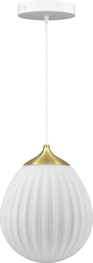 Suspension Around The World mini, or-blanc