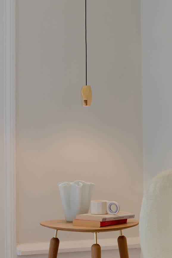 Suspension Brighter Days Hexa 5, laiton