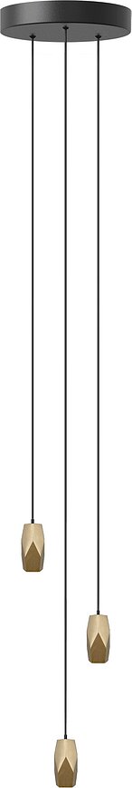 Suspension Brighter Days Penta 3, laiton