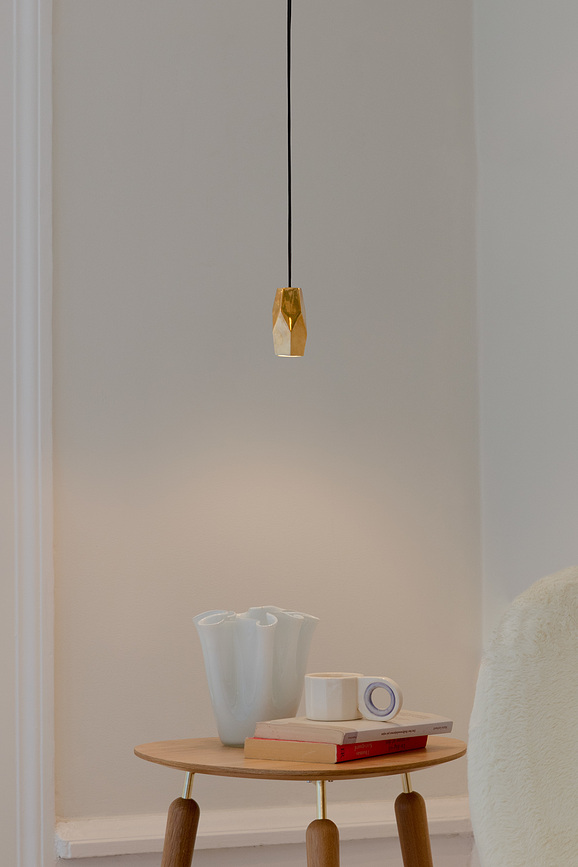 Suspension Brighter Days Penta 5, laiton